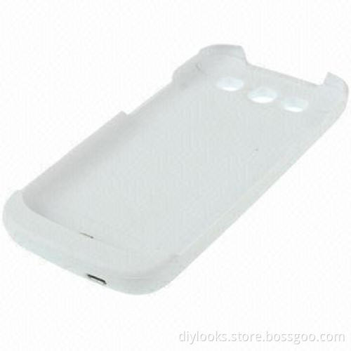 White 3,500mAh Portable Power Bank/External Battery for Samsung Galaxy SIII i9300, Unique Design